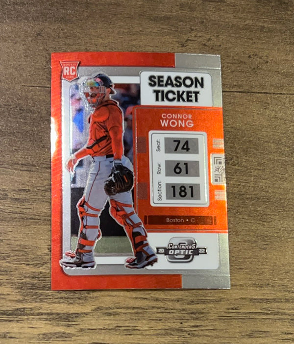 Connor Wong 2022 Panini Chronicles - Contenders Optic 11 trading card image front