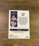 Shane Baz 2022 Panini Chronicles 4 trading card image rear
