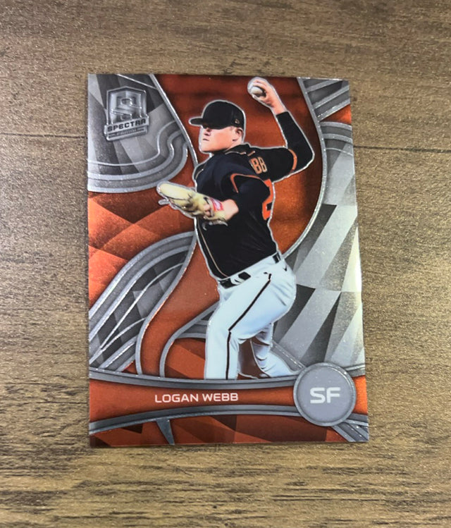 Logan Webb 2022 Panini Chronicles - Spectra 88 trading card image front