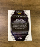 Edward Cabrera 2022 Panini Chronicles - Titan 6 trading card image rear