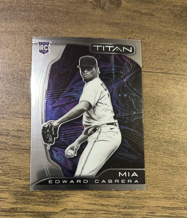 Edward Cabrera 2022 Panini Chronicles - Titan 6 trading card image front