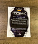 Roansy Contreras 2022 Panini Chronicles - Titan 12 trading card image rear