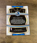 Dirk Nowitzki 2021-22 Panini Select - Select Company 11 trading card image rear
