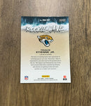 Travis Etienne Jr. 2021 Panini 2021 Panini Playoff - Rookie Wave RW-TET trading card image rear