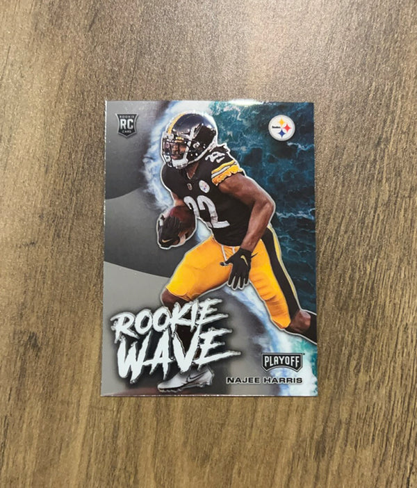 Najee Harris 2021 Panini 2021 Panini Playoff - Rookie Wave RW-NHA trading card image front