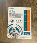 Jaylen Waddle 2021 Panini 2021 Panini Chronicles - Dynagon Rookies Silver D-10 trading card image rear