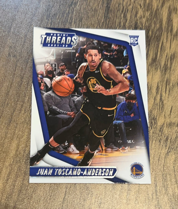 Juan Toscano-Anderson 2021-22 Panini Chronicles Threads 93 trading card image front