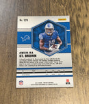 Amon-Ra St. Brown 2021 Panini Mosaic Back