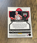 Alex Caruso 2021-22 Panini Prizm - Ice 83 trading card image rear