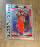 Joel Embiid 2021-22 Panini Prizm - Global Reach 2 trading card image front
