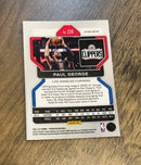 Paul George 2021-22 Panini Prizm - Green 220 trading card image rear