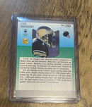 Eric Bieniemy 1991 Ultra 280 trading card image rear