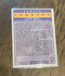 Earvin Johnson 1991 Fleer Pro-Visions 6 trading card image rear