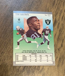 Tim Brown 1991 Ultra 77 trading card image rear