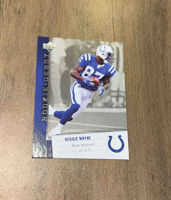 Reggie Wayne 2006 Upper Deck Rookie Debut 43 trading card image front