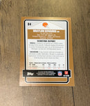 Braylon Edwards 2007 Topps Draft Picks & Prospects 84 trading card image rear