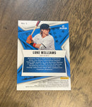 Luke Williams 2022 Panini Chronicles - Rookies & Stars 1 trading card image rear