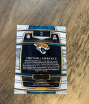 Trevor Lawrence 2021 Panini Select trading card back