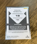 Gavin Sheets 2022 Panini Chronicles - Recon 4 trading card image rear