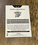 Russell Westbrook 2018-19 Panini Hoops - Purple 30 trading card image rear