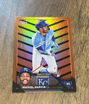 Maikel Garcia 2023 Topps Update Orange and Black Foil US144 trading card image front