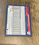 Trea Turner 2021 Topps Big League Orange 90 trading card image rear