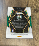 Jaylen Brown 2021-22 Panini Select - Blue Prizms 162 trading card image rear