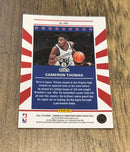 Cameron Thomas 2021-22 Panini Chronicles Hometown Heroes 648 trading card image rear