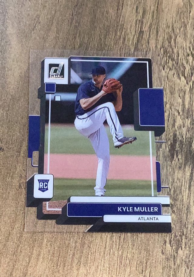 Kyle Muller 2022 Panini Chronicles - Clearly Donruss 1 trading card image front