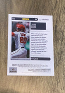 Joan Adon 2022 Panini Chronicles - Luminance 10 trading card image rear