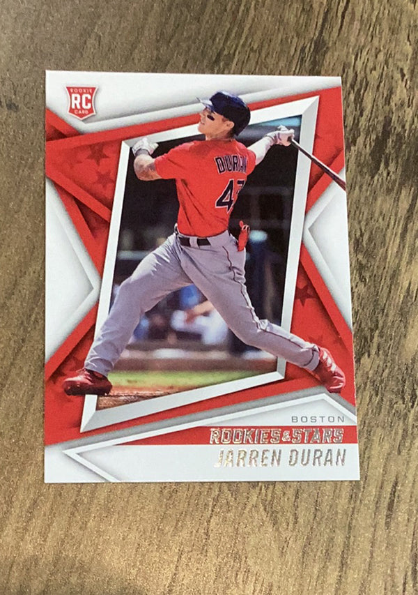 Jarren Duran 2022 Panini Chronicles - Rookies & Stars 8 trading card image front