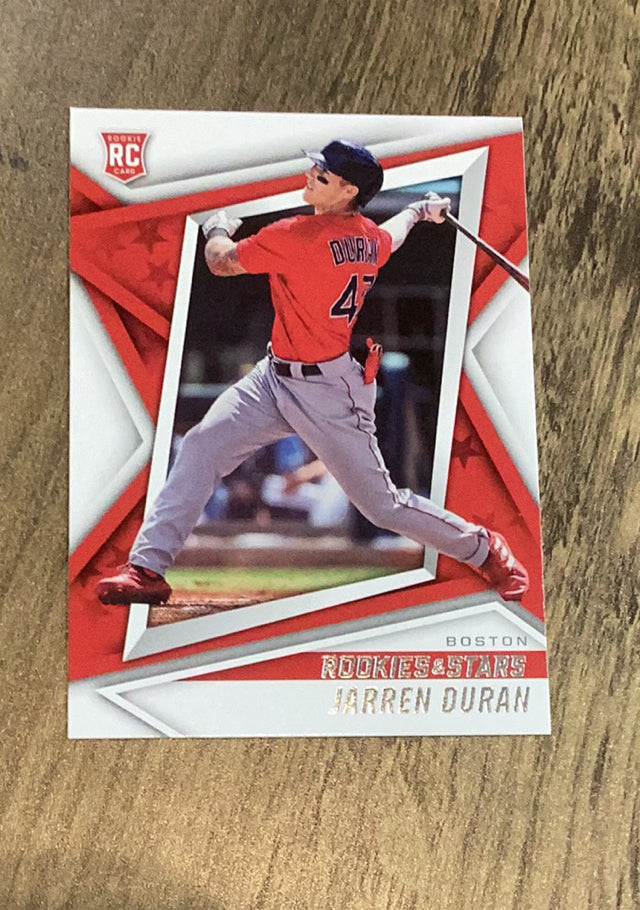 Jarren Duran 2022 Panini Chronicles - Rookies & Stars 8 trading card image front