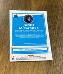 Jaden McDaniels 2020-21 Donruss Optic - Purple 178 trading card image rear