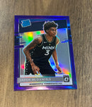Jaden McDaniels 2020-21 Donruss Optic - Purple 178 trading card image front