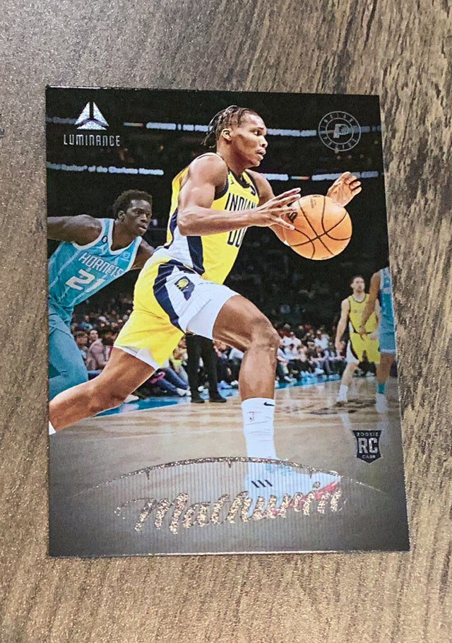 Bennedict Mathurin 2022-23 Panini Chronicles - Luminance 137 trading card image front