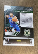 Giannis Antetokounmpo 2022-23 Panini Chronicles XR 296 trading card image rear