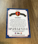 Tom Brady 2013 Topps - Legends in the Making LM-TB trading card image rear