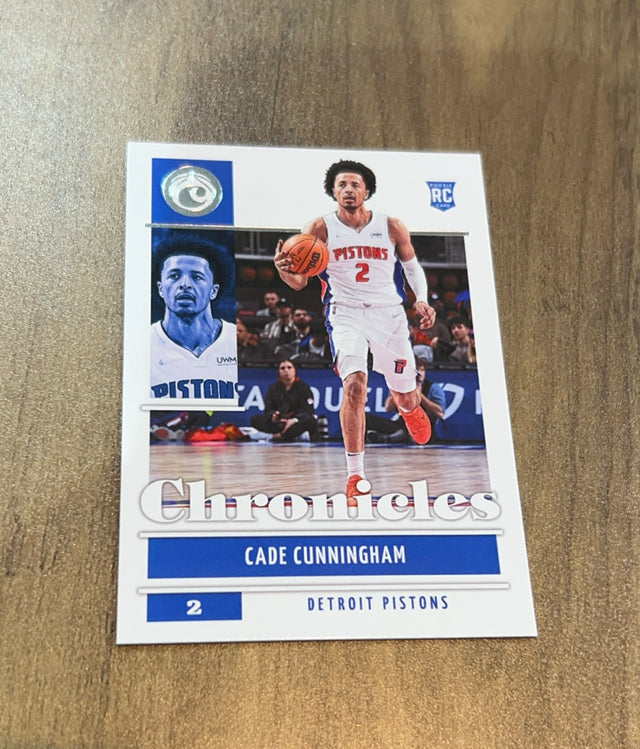 Cade Cunningham 2021-22 Panini Chronicles 50 trading card image front