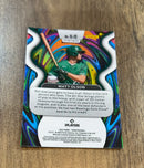 Matt Olson 2022 Panini Prizm - Illumination Red/White/Blue Prizm IL-12 trading card image rear