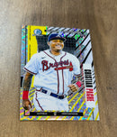 Cristian Pache 2021 Bowman Chrome Bowman Ascensions Mojo Refractor BA-22 trading card image front