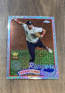 Josh Jung 2024 Topps 1989 Topps 35th Anniversary Chrome T89C-65 trading card image front