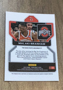 Malaki Branham 2022 Panini Prizm Draft Picks 63 trading card image rear