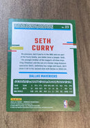 Seth Curry 2023-24 Panini Donruss - Green Laser Holo 23 trading card image rear