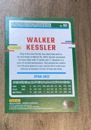 Walker Kessler 2023-24 Panini Donruss - Green Laser Holo 80 trading card image rear