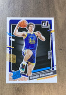 Brandin Podziemski 2023-24 Panini Donruss 249 trading card image front