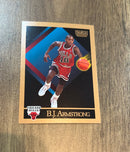 B.J. Armstrong 1990 SkyBox 37 trading card image front