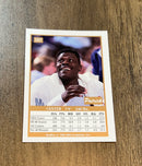 Patrick Ewing 1990 SkyBox 187 trading card image rear