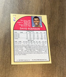 David Robinson 1990 Hoops 270 trading card image rear