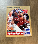 Clyde Drexler 1990 Hoops 16 trading card image front