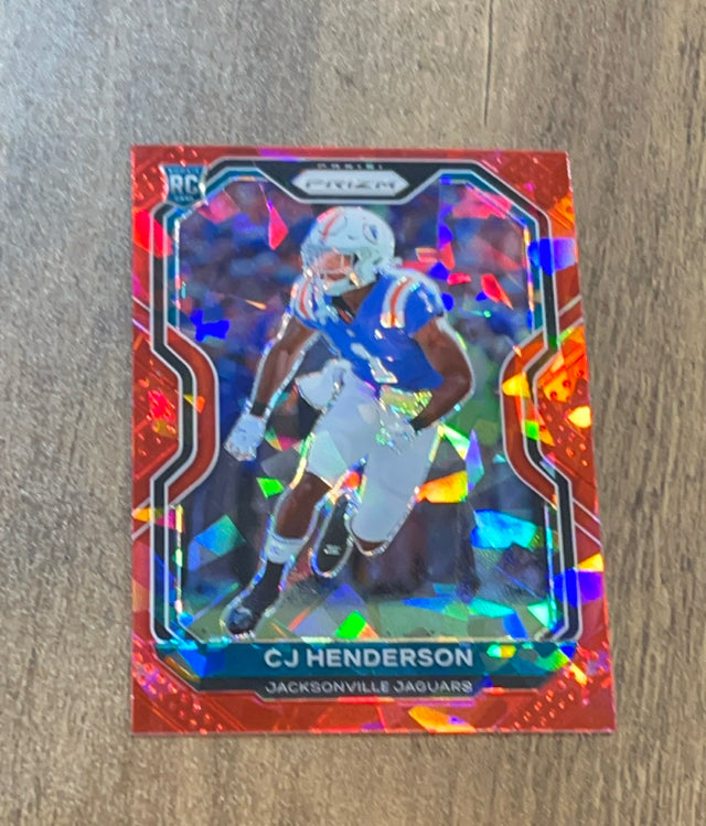CJ Henderson 2020 Panini Prizm Red Ice trading card image front